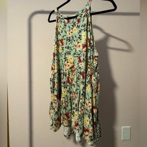 Size 4X: Torrid Racerback Super Soft Knit Floral Tank